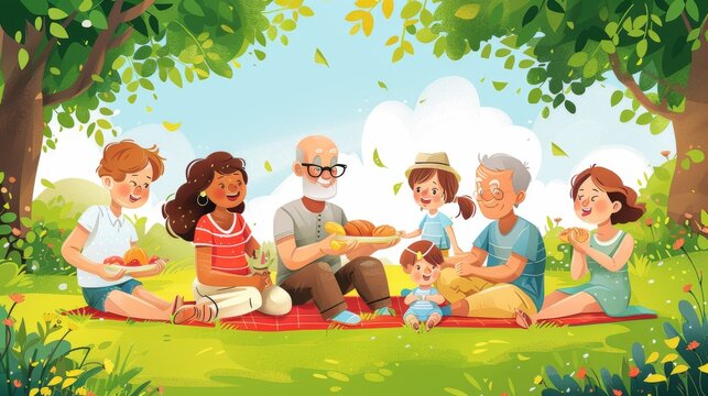 family pictures cartoon