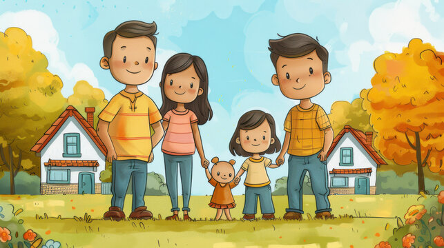 family pictures cartoon