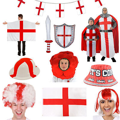 ENGLAND EUROS 2024 ST GEORGES DAY FANCY DRESS COSTUME KNIGHT ACCESSORIES  LOT | eBay