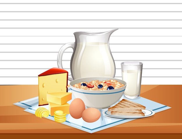 farm breakfast cliparts