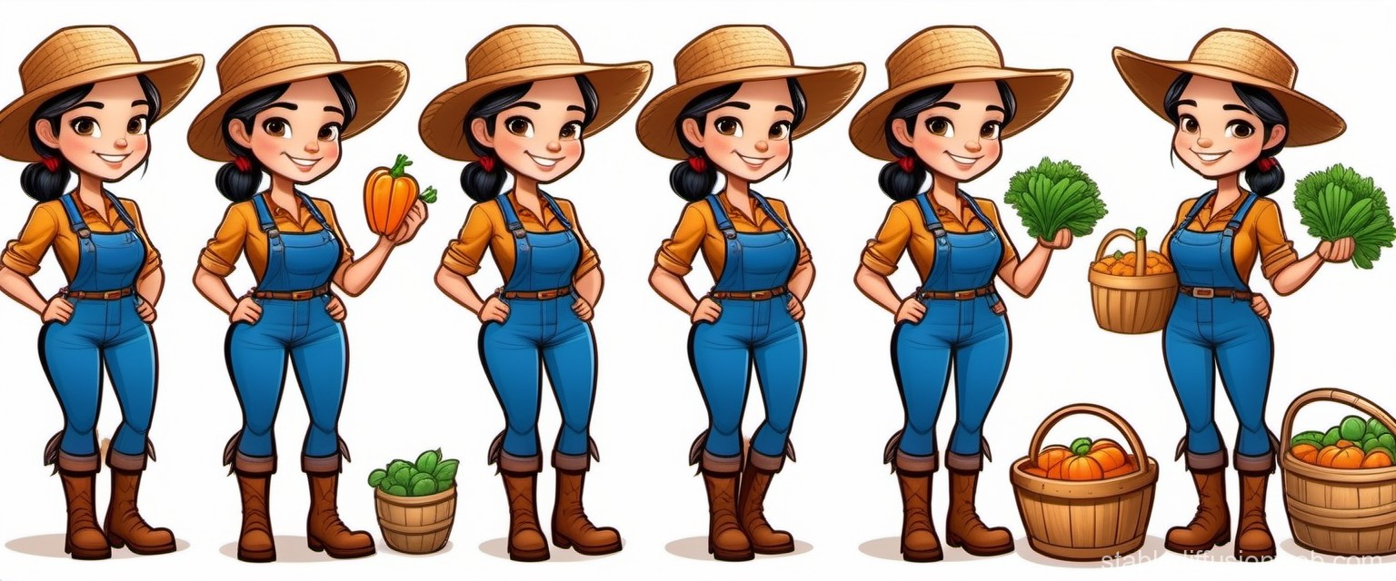 farm woman cliparts 2024