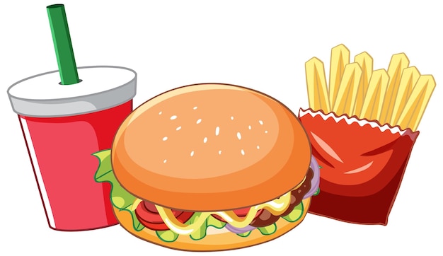 Fast Food Clipart-Vektoren und -Illustrationen zum kostenlosen ...