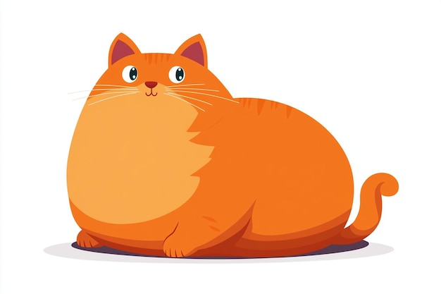 fat cat clipart