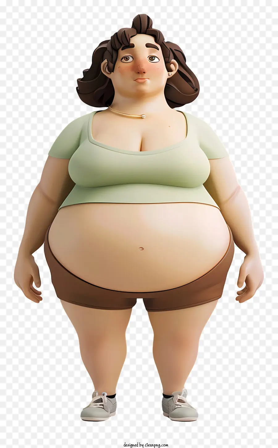 fat lady cartoon characters