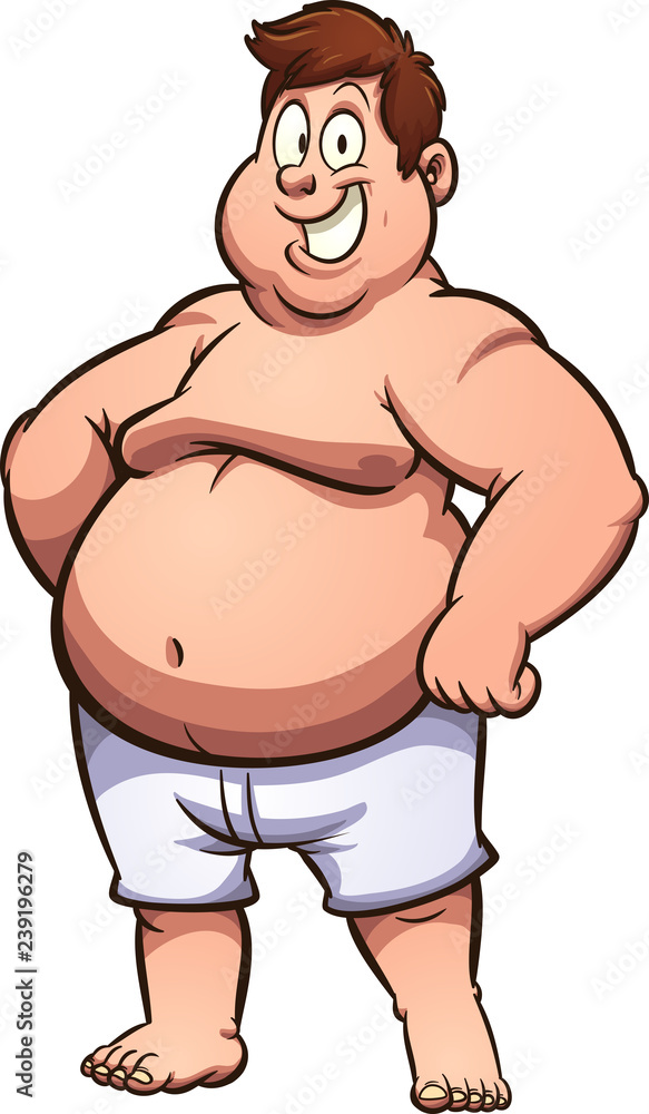 fat man clipart 2024