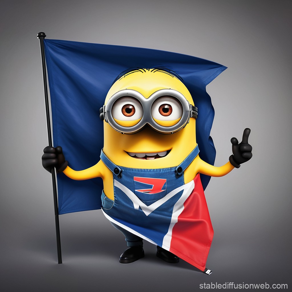 Minion with Faze Clan Flag | Stable Diffusion Online