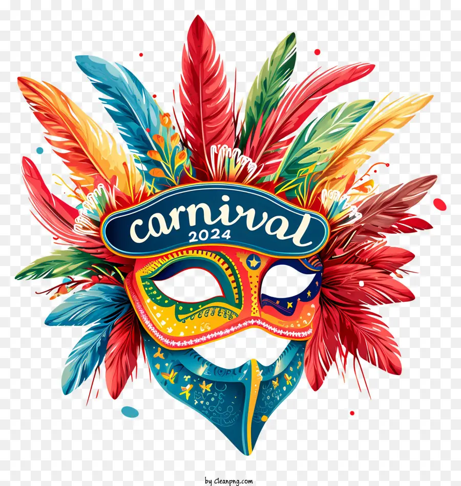 Brazil Carnival - Carnival 2024 Mask with Feathers - CleanPNG ...