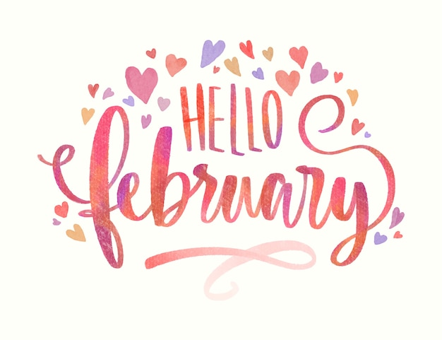 Hello February Images - Free Download on clipart library