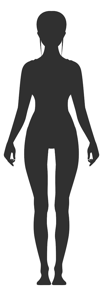 female body silhouette