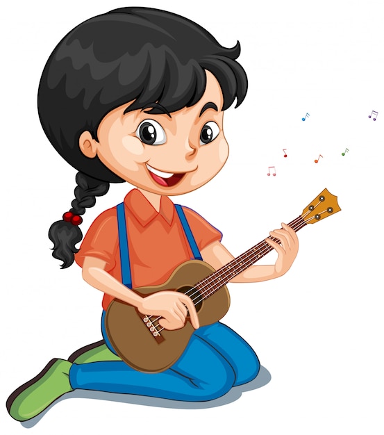 female guitar cliparts