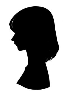 Free Vectors | female profile silhouette