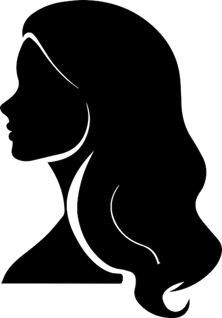 female profile silhouette