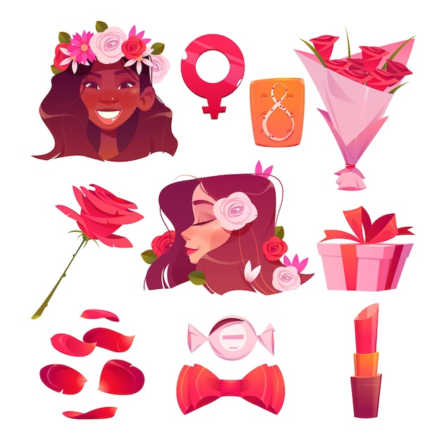 feminine cliparts