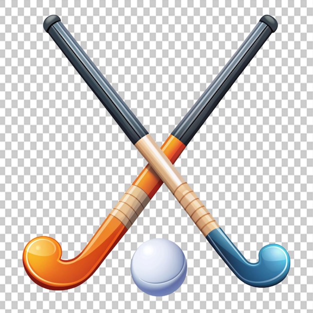 field hockey sticks clipart
