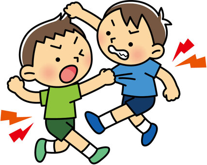 Free Vectors | Boys fighting