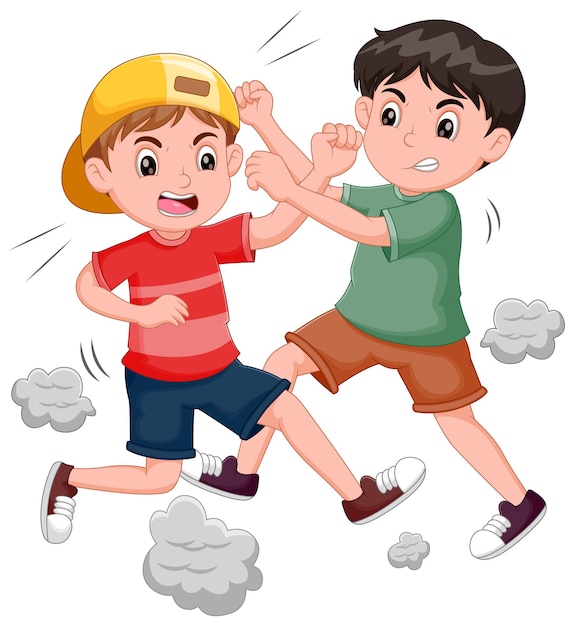 Kids Fight Clipart Images - Free Download on clipart library