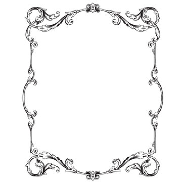 filigree border cliparts
