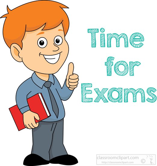 final exam cliparts