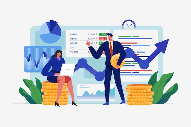 finance market cliparts