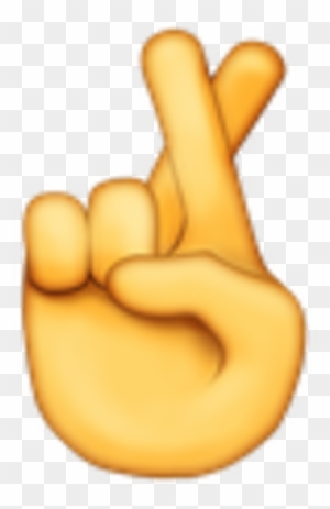 fingers crossed clipart