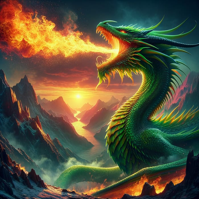 fire breathing dragon pictures