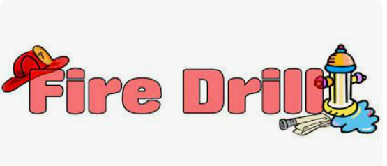 fire drill clipart