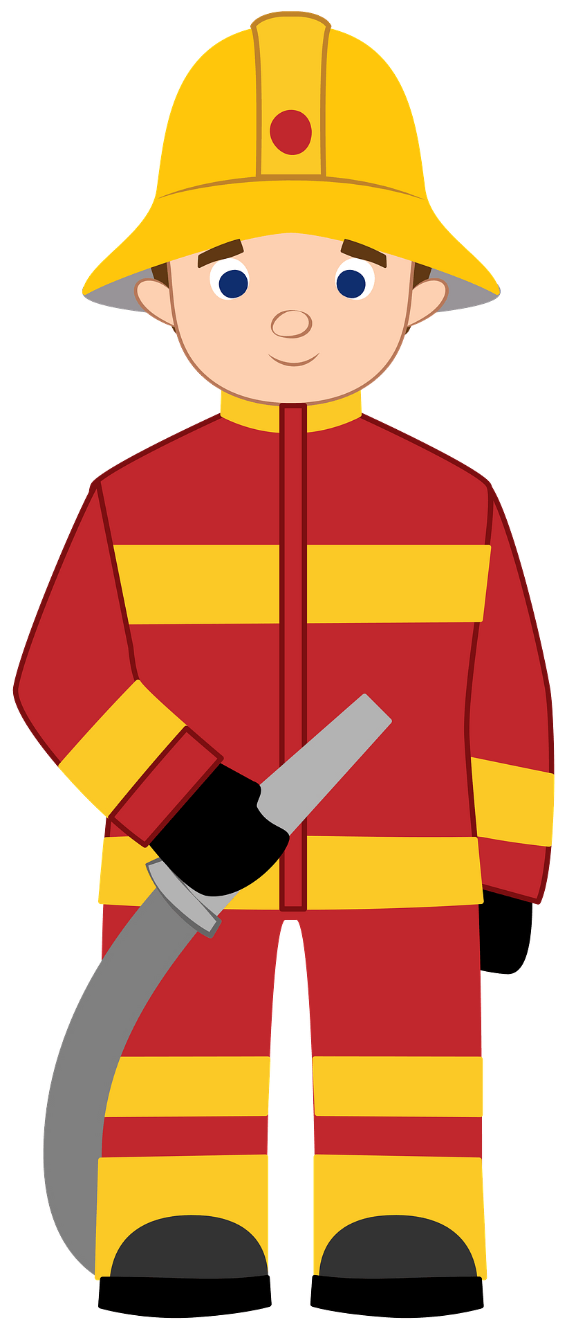 Firefighter - Free vector clipart images on clipart library.com