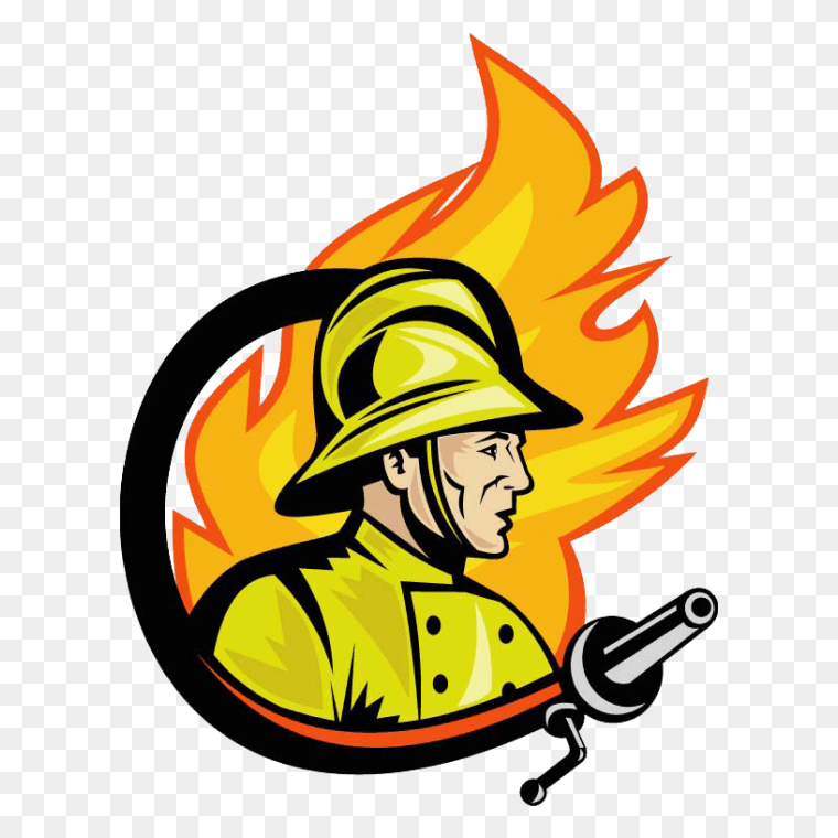 Fire Fighter Logo Transparent Free PNG Download - PNGArc