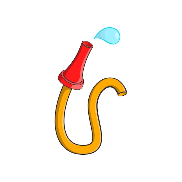 Premium Vector | Fire hose icon in cartoon style isolated on white ...