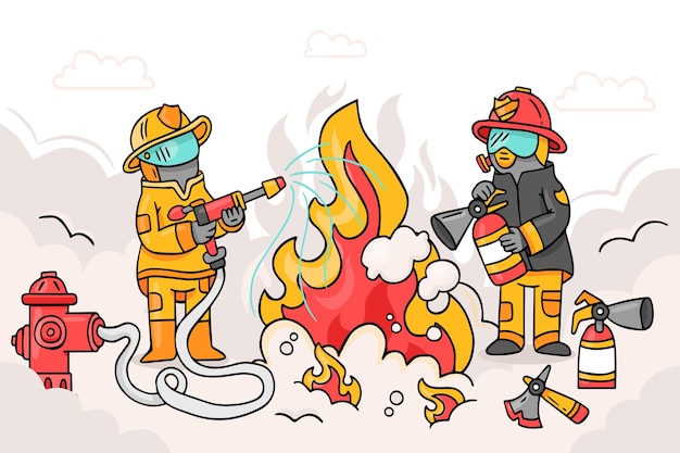 Oxygen Fire Science Experiment Illustration Stock Vector (Royalty ...