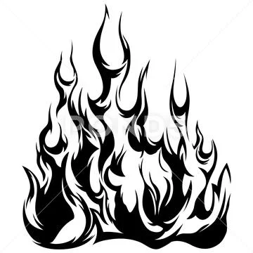 fire tribal tattoo