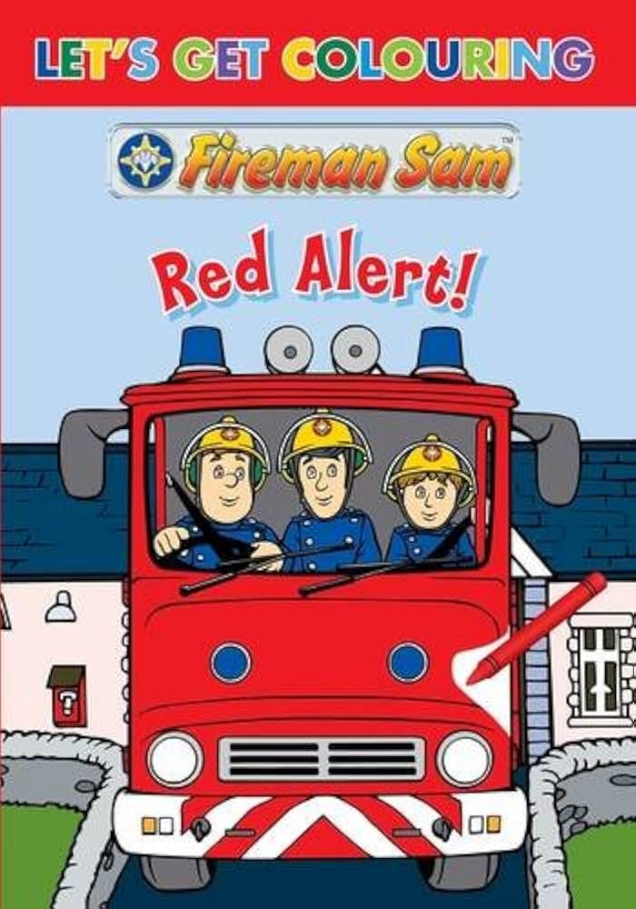 Lets Get Colouring Fireman Sam Hero Time : Amazon.de: Books