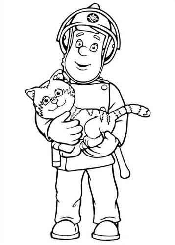 fireman sam coloring pages to print