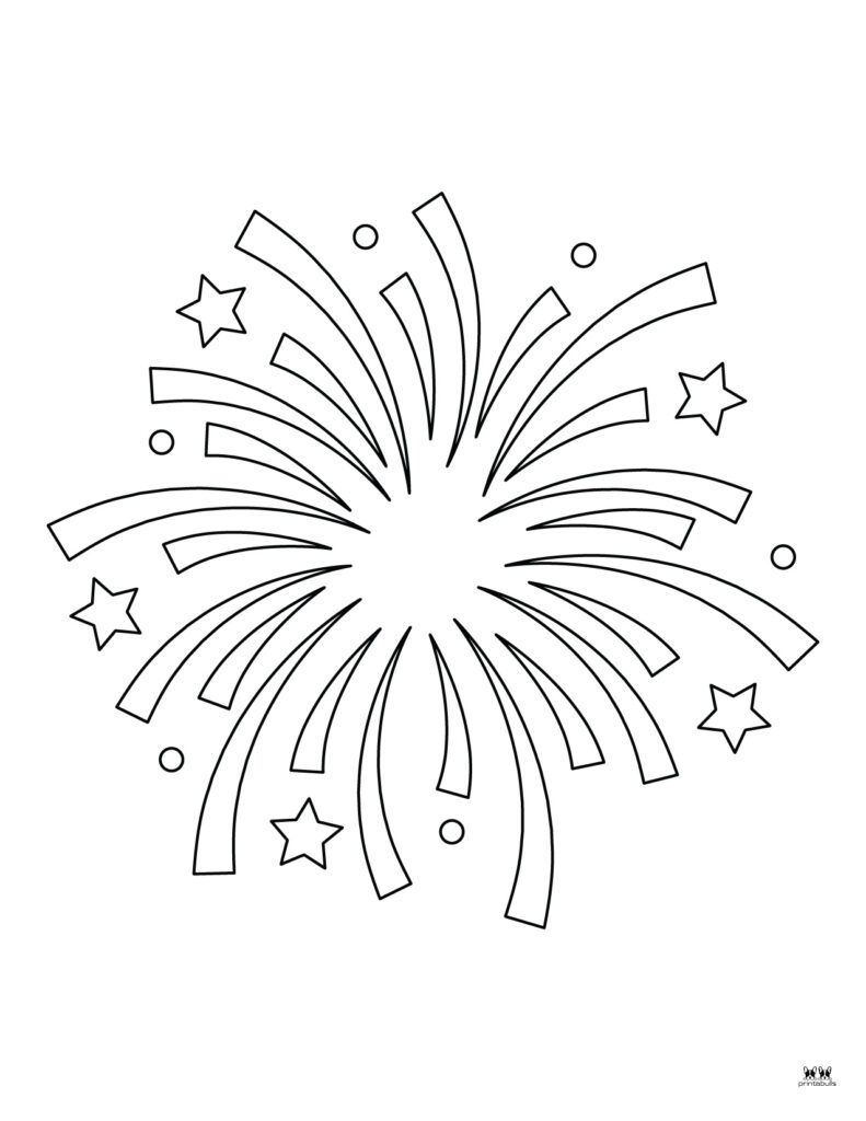 fireworks coloring sheets
