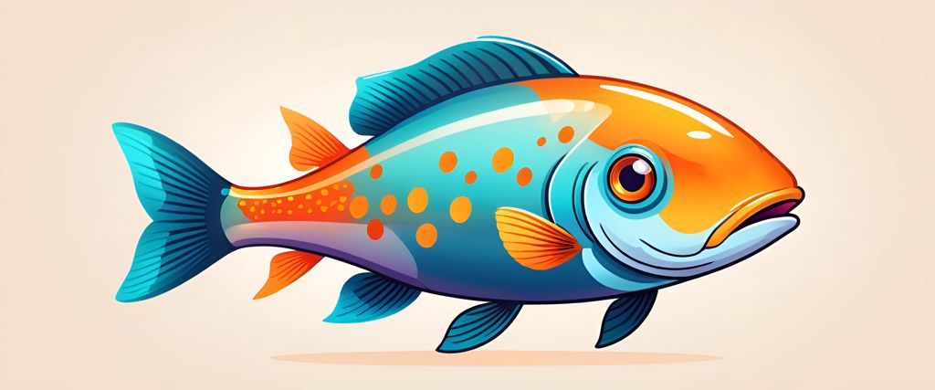 Colorful Cartoon Fish Drawing - Free Download - AI Scribbles