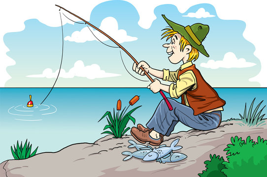 Fisherman Cartoon Images – Browse 887,739 Stock Photos, Vectors ...