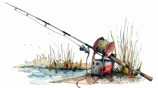 fishing pole cliparts 2024