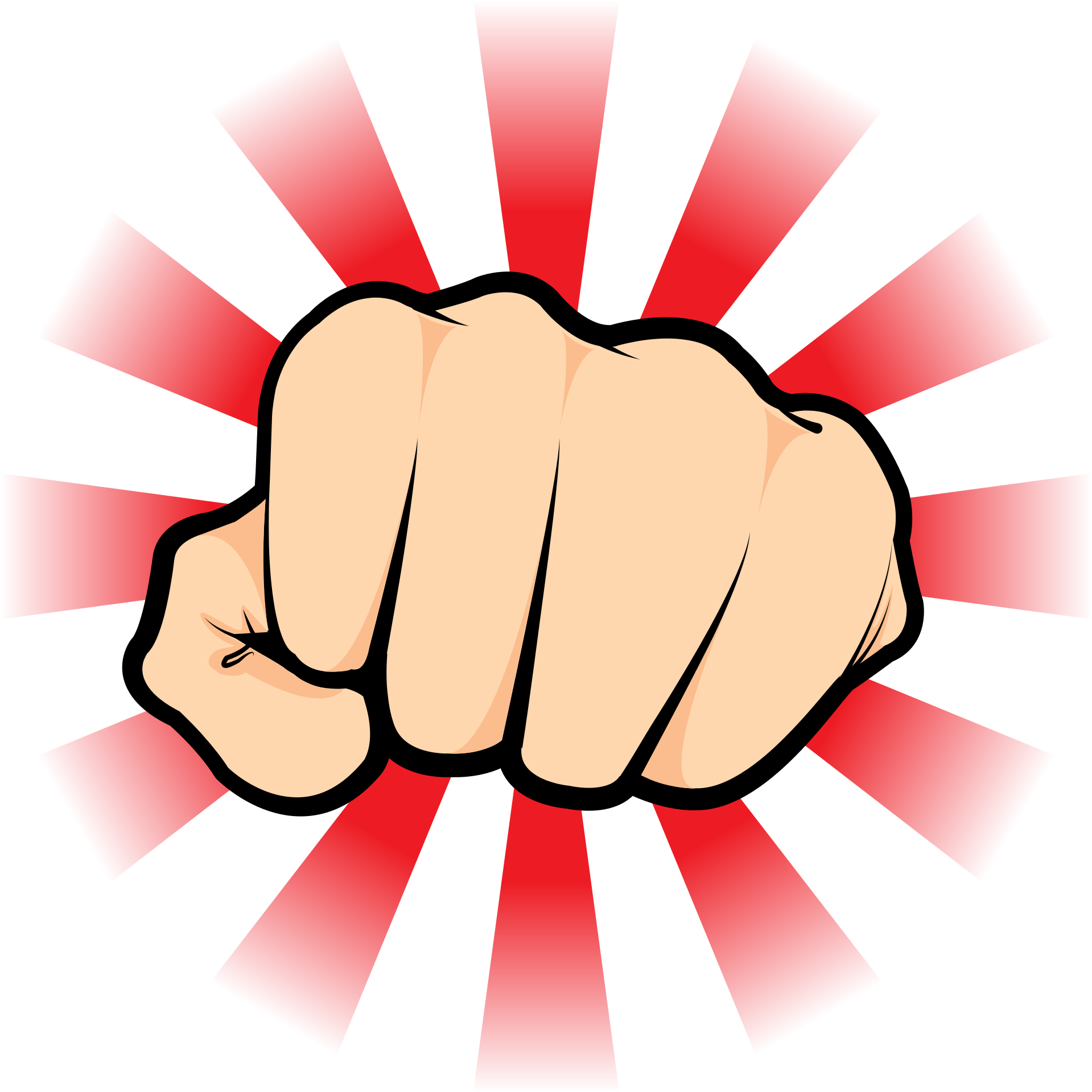 fist punch cliparts