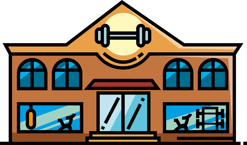 fitness cliparts building