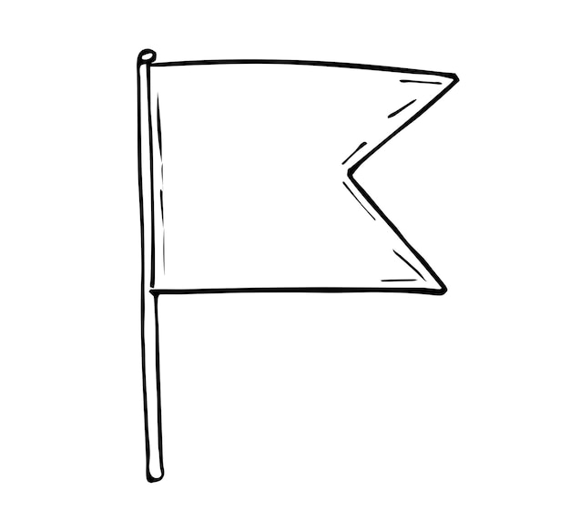 flag drawing cliparts