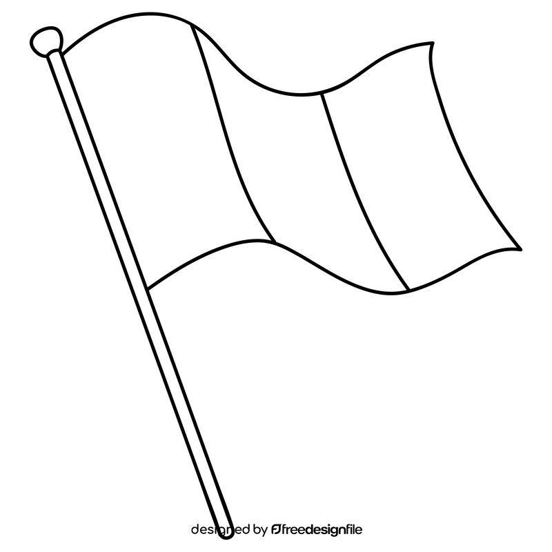 flag drawing cliparts