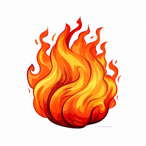 flame cartoon cliparts