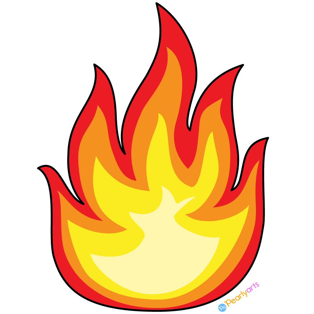 FREE Fire Clipart (PNG file) | FREE Download | Pearly Arts
