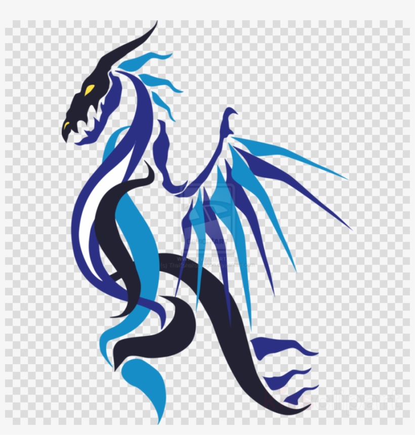 Blue Flame Dragon Png Clipart Dragon Clip Art - Blue Flame Dragon ...
