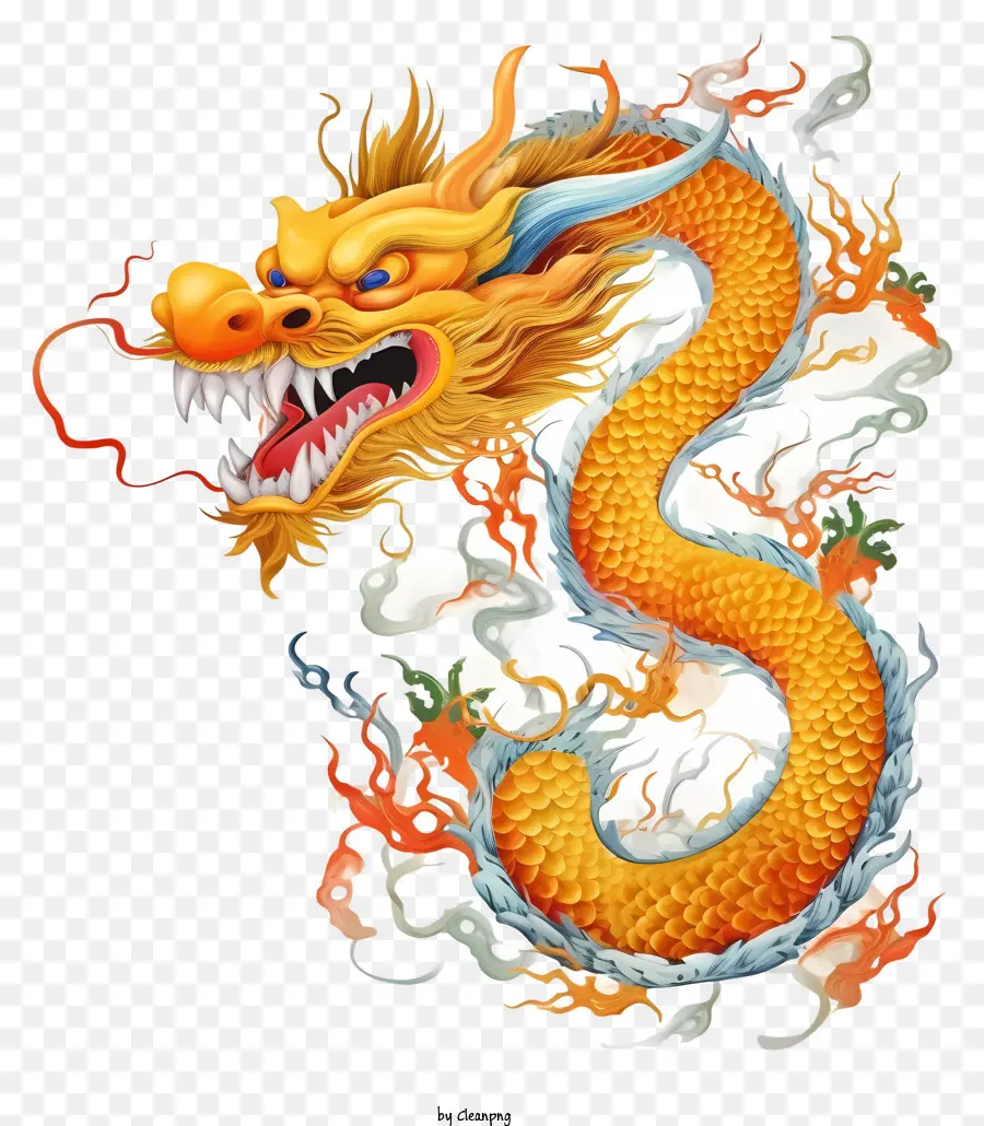 Dragon - Fiery Mythical Dragon - CleanPNG / KissPNG