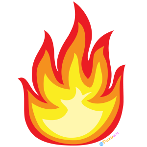 flaming truck cliparts 2024
