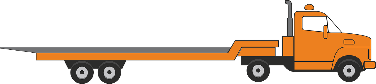 Flat Bed Tow Truck - Free vector clipart images on clipart library.com