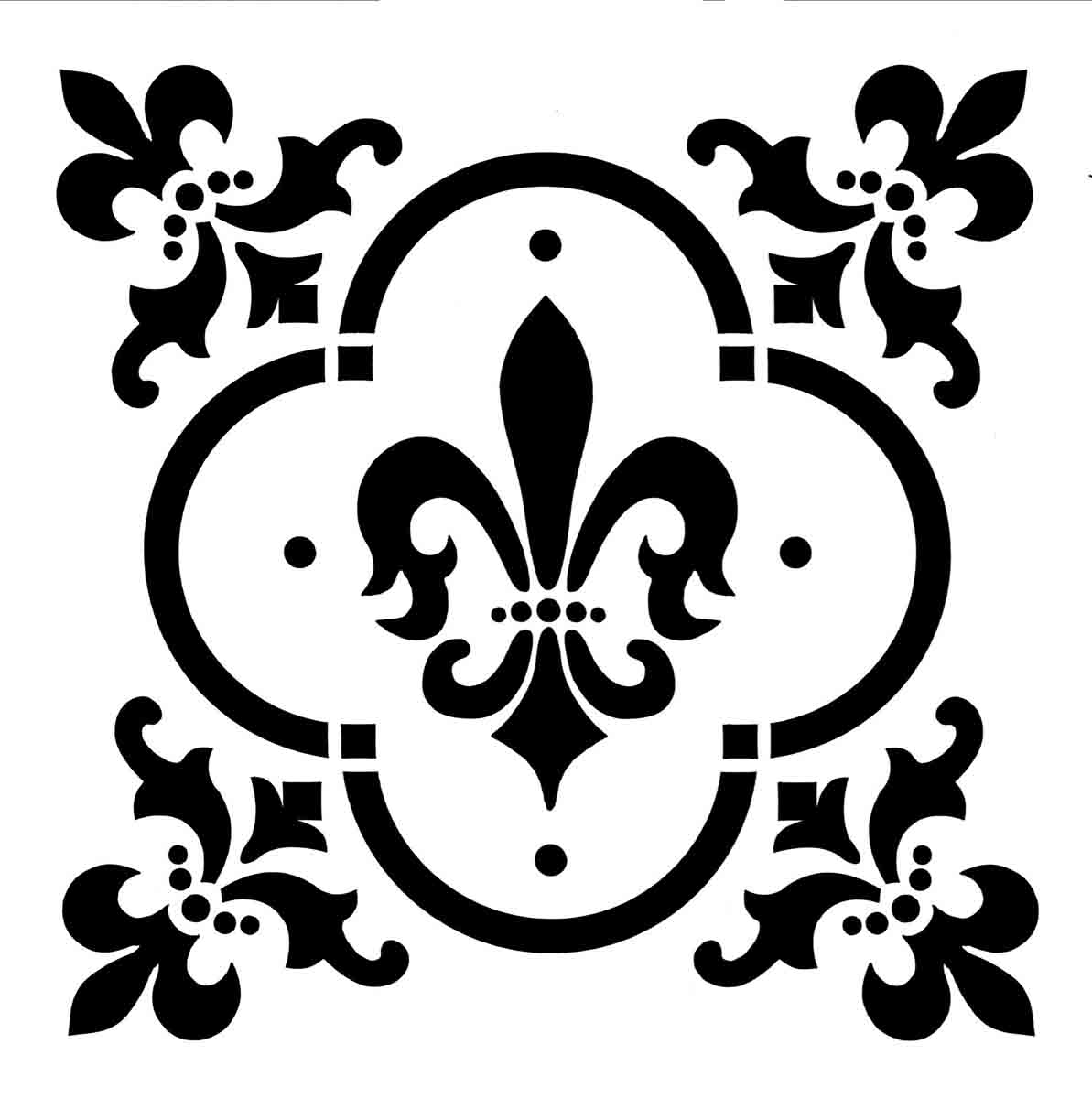 fleur de lis stencils