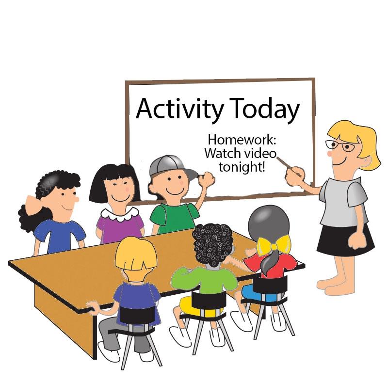 flipped classroom cliparts