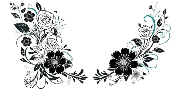 floral design clipart